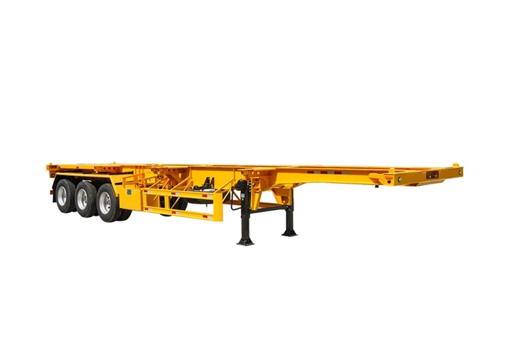 3-Aks 20FT 40FT skeletli konteyner treyler shassisi